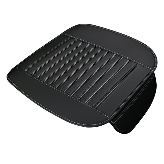 Yoloke Breathable Leather Upholstered Universal Car Front Seat Covers - Four-Season Comfort with Adjustable Pad Cushion for All Vehicles