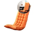 thumbnail image 1 of Yoloke Chaise Lounge Cushions Lounge Chair Cushion Waterproof Thickened Lounge Chair Cushion for Outdoor Indoor Home Office(Orange), 1 of 5