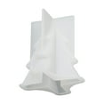 Yoloke Christmas Tree Candle Mold Aromatherapy Gypsum Display for DIY