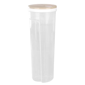 Yoloke Clear Plastic Tall Food Storage Spaghetti Noodle Pasta Container with Locking Lid Round Transparent Storage ContainerAirtight Spaghetti Noodle Holder Rectangular Chopstick Storage Box