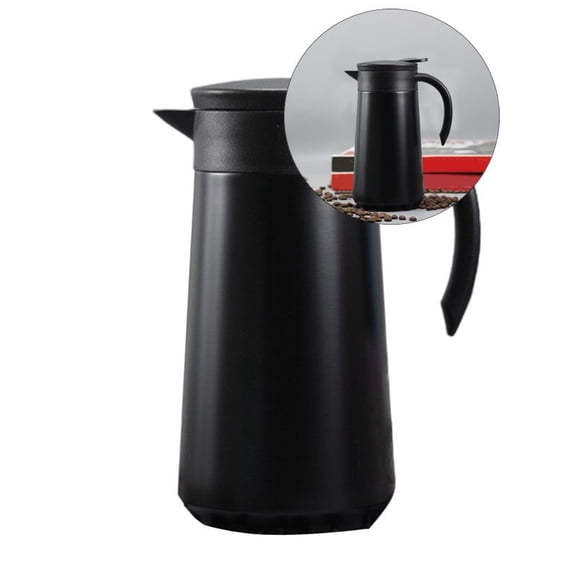 Yoloke Coffee Airpot Insulated Coffee Thermos Urn Stainless Steel Vacuum Thermal Pot Flask for Coffee, Hot Water, Tea, Hot Beverage