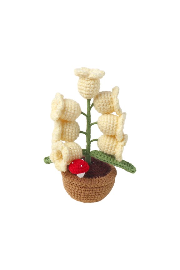 Yoloke Colorful Knitted Artificial Succulent Car Decoration - Perfect for Home, Office, and Classroom | Ideal Handmade Gift for Birthdays, Christmas, New Year's, and Special Occasions