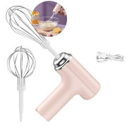 Yoloke Cordless Electric Mixer, Portable Hand Held Electric Mixer for Mixing Pretzels Cakes Eggs Dough Food Mixer
