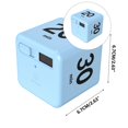 Yoloke Cube Timers Cube Kitchen Timer Gravity Sensor Flip Timer Cube