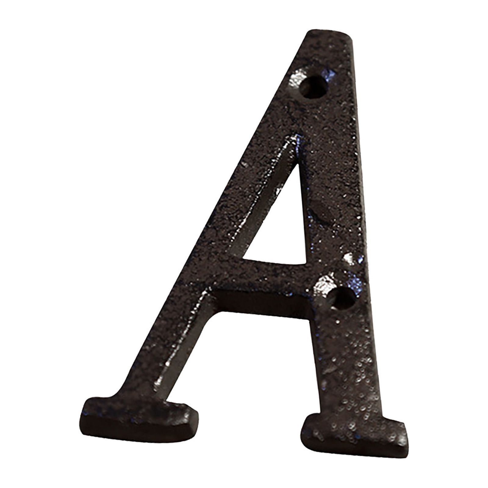Yoloke DIY Black-Coated Iron Letters for House Numbers and Decorations ...