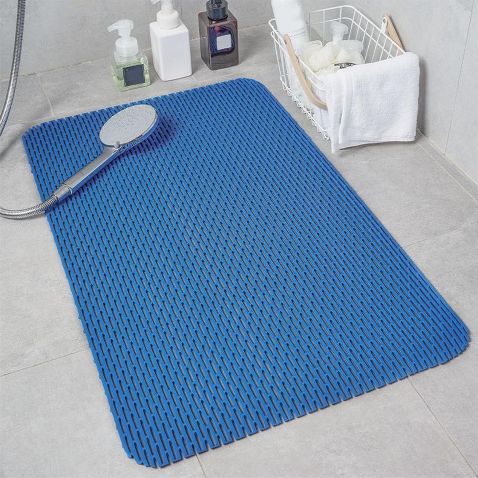 Yoloke Drainage Non Slip Mat Commercial Floor Mat PVC Drainage Mat Bathroom Pool Floor Mat Mesh