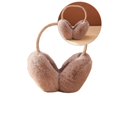 thumbnail image 1 of Yoloke Ear Muffs Winter Women Men Soft Earmuffs Cute Ear Covers Cold Weather Fluffy Ear Warmers Headband Winter Accessories(Khaki), 1 of 5