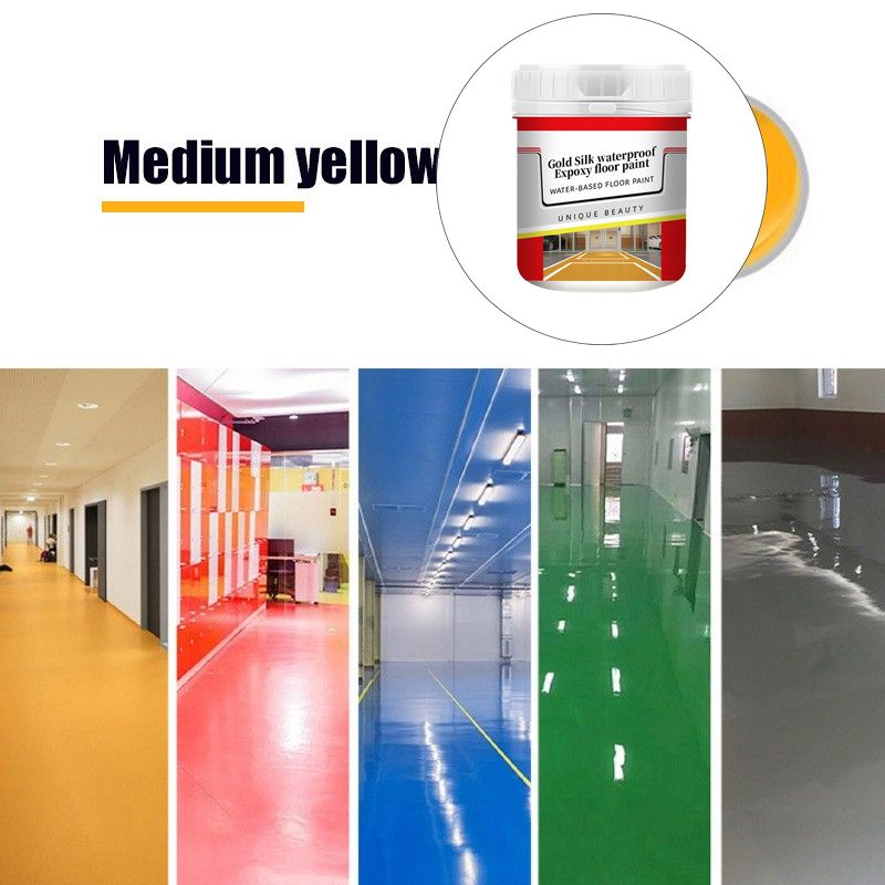 Yoloke Epoxy Floor Paint 500ml WaterBased, QuickDry, SlipResistant