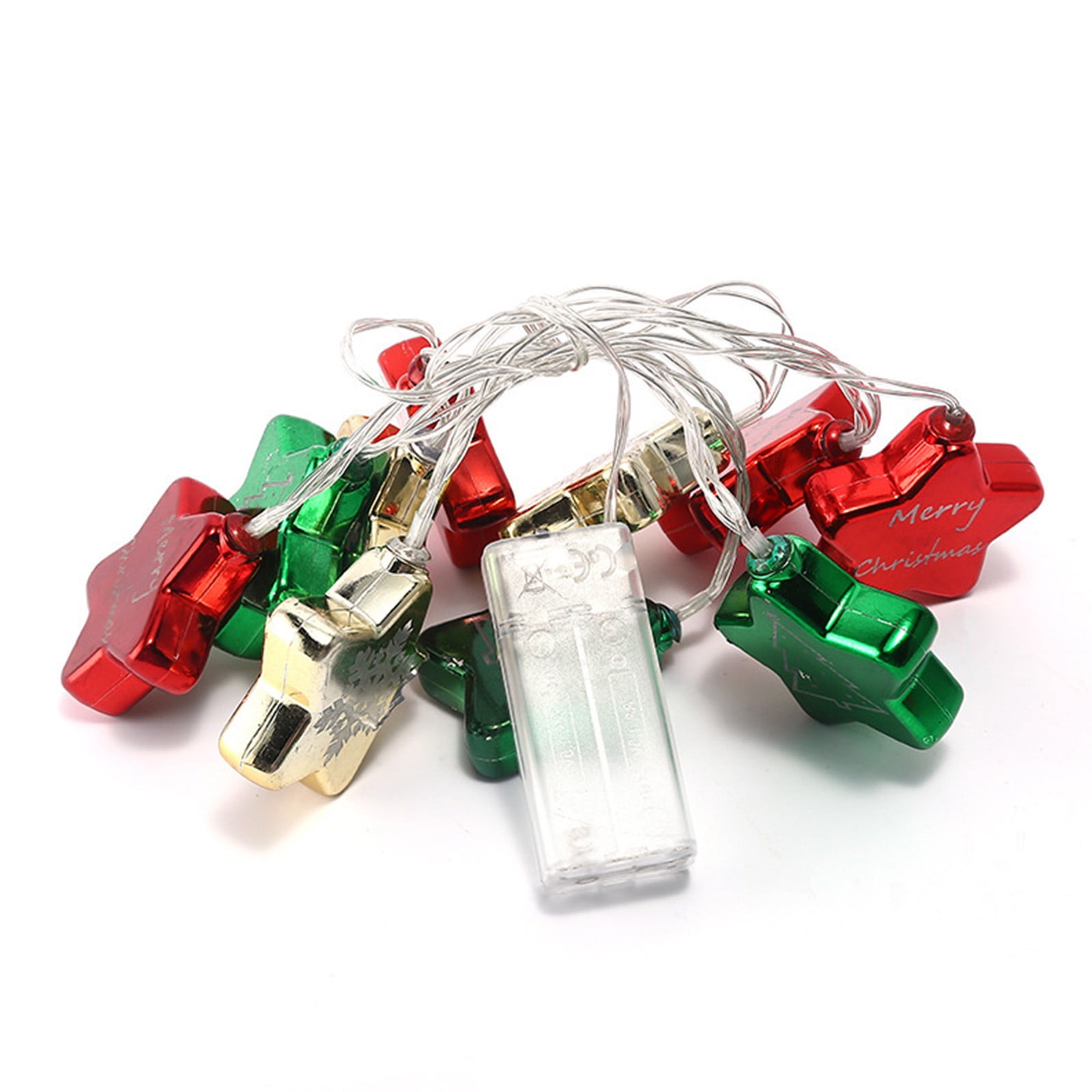 Yoloke Expandable Christmas Tree Ornaments with Lights Ball Shaped