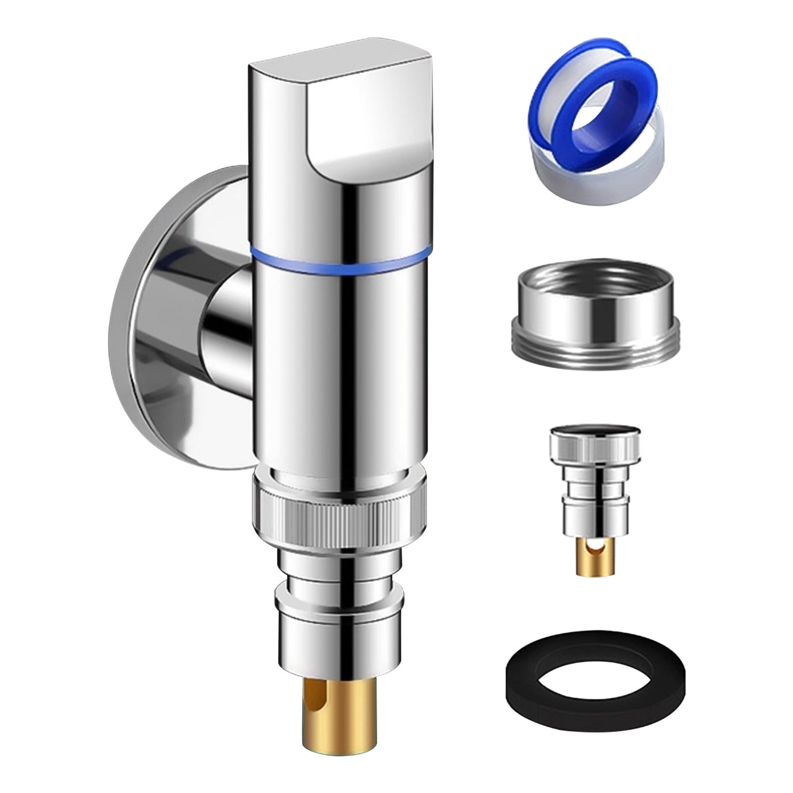 Yoloke Faucet Toilet Valve, Toilet Parts Manual, Quarter Turn Shut off ...