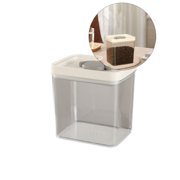 Yoloke Food Storage Container Airtight Lid Lock Top, Stackable Kitchen Canister for Space Saving, Pantry Fridge Cupboard Organizer, Spice Seasoning Pet Treats Snack