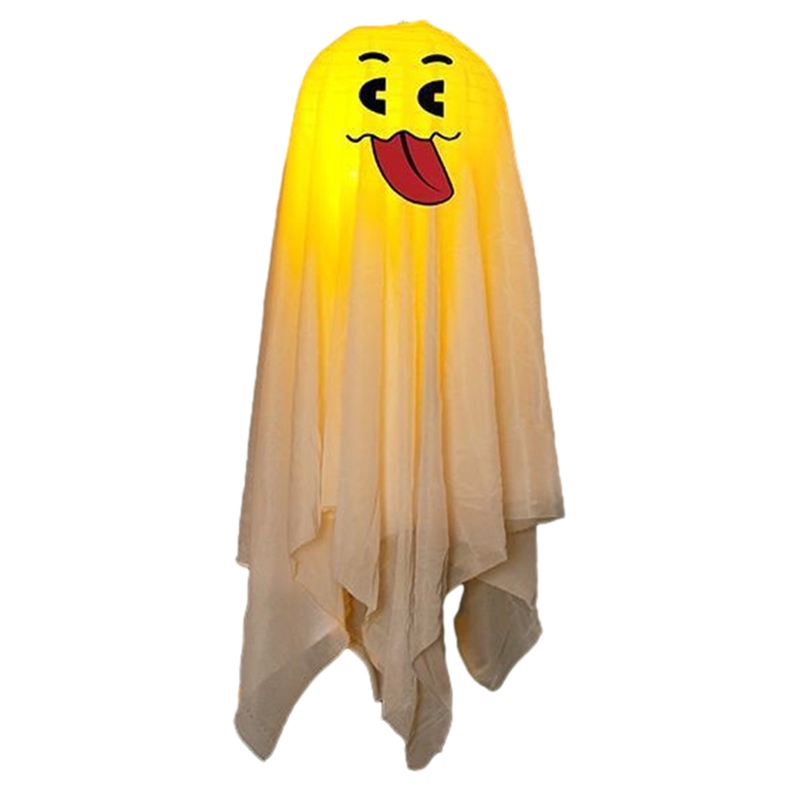 Yoloke Halloween Ghost and Luminous Pumpkin Lantern Set for Hanging