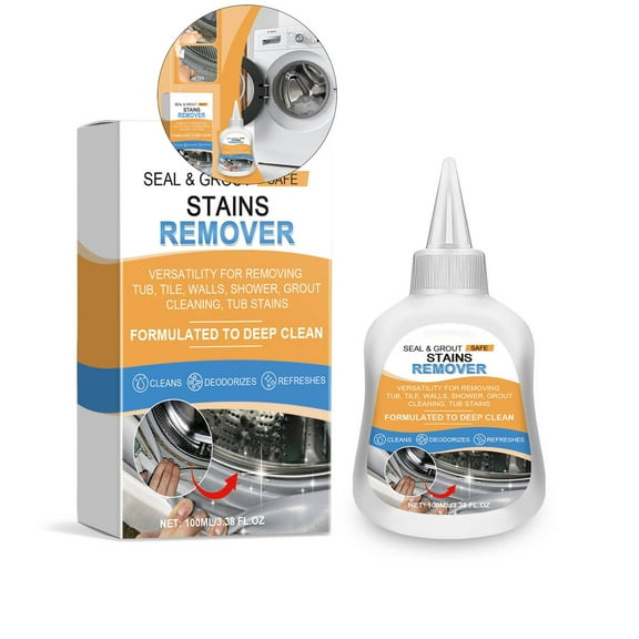 Yoloke Household Stain Gel Cleaner, Washing Machine Cleaner for Front Load Washer Rubber Seal, Bathroom, Grout, Shower, Kitchen Sink