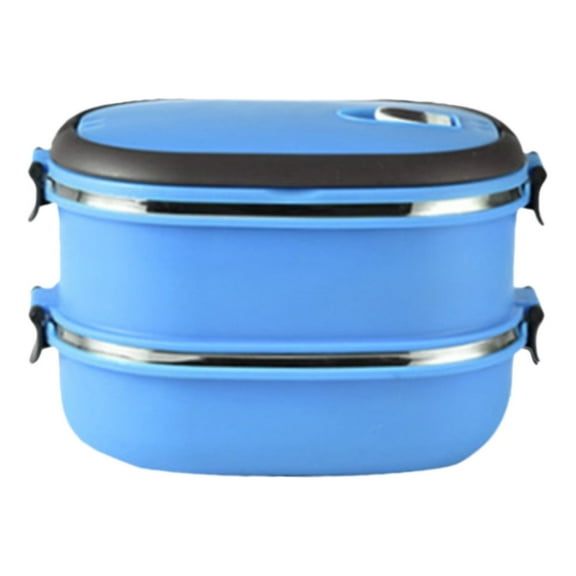Yoloke Insulated Rectangular Lunch Box - Convenient for Students on the Go; Portable and Leak-Proof for Easy Mealtime Solutions
