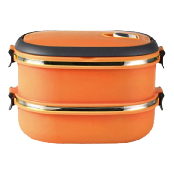 Yoloke Insulated Rectangular Lunch Box - Convenient for Students on the Go; Portable and Leak-Proof for Easy Mealtime Solutions