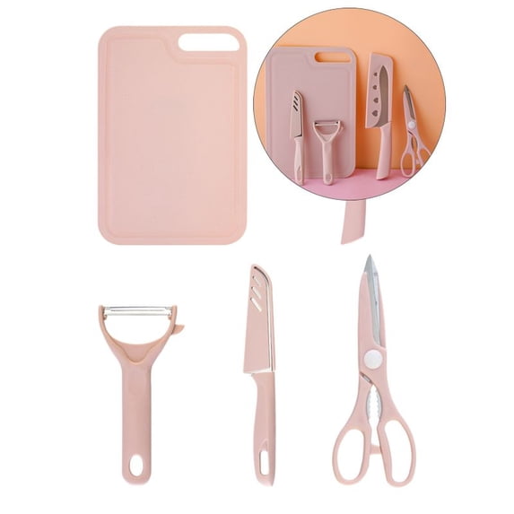 Yoloke Kitchen Shears Set, Kitchen Scissors Heavy Duty Meat Scissors Poultry Shears, Contains Scissors、Vegetable Potato Peeler、Paring Knife, Dishwasher Safe Food Cooking Scissors Set