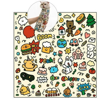 Yoloke Large Cat Wrap for Cutting Nails, Cat Grooming Wrap Anti Biting for Cats, Self-Adherent Anti-Scratch Calming Wrap for Medicine/Nail Clipping, Cat Restraints for Grooming