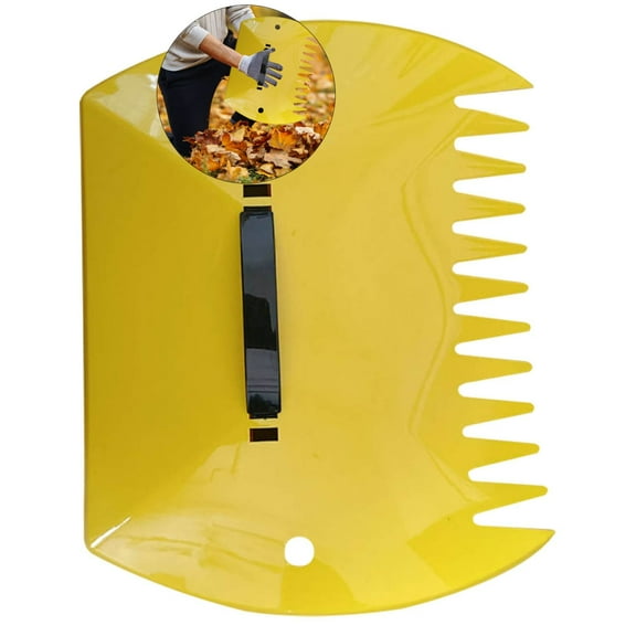 Yoloke Leaf Scoops Hand Rakes, Leaf Scoops and Claws, Lightweight Plastic Leaf Scoop, Large Leaf Grabbers for Picking Up Leaves, Clippings, Grass