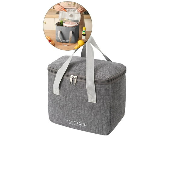 Yoloke Lunch Bag for Men Women Lunch Box Small Soft Side Cooler Bag Collapsible Insulated Thermal Tote for Work Travel Picnic Food Drink Cool Bag