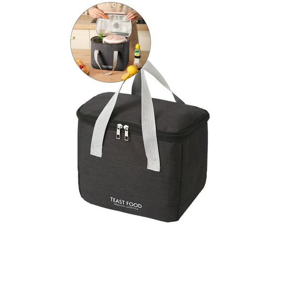 Yoloke Lunch Bag for Men Women Lunch Box Small Soft Side Cooler Bag Collapsible Insulated Thermal Tote for Work Travel Picnic Food Drink Cool Bag