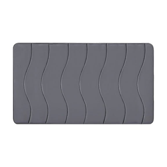 Yoloke Memory Foam Bath Mat Extra Long Bath Mats for Bathroom Non Slip Bathroom Runner Rug Water Absorbent Thick Soft Washable Bath Rug Runner for Bathroom, Shower, Tub