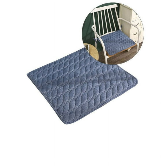 Yoloke Memory Foam Chair Cushions, Comfortable Dining Chair Pads, Removable Slip Resistant Kitchen Chair Seat Cushions(Blue)