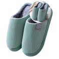 thumbnail image 1 of Yoloke Memory Foam Slippers, Cozy Slip on House Slippers for Indoor Outdoor, Comfy Bedroom Slippers Warm Soft Flannel Lining Home Slippers, 1 of 3