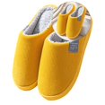 thumbnail image 1 of Yoloke Memory Foam Slippers, Cozy Slip on House Slippers for Indoor Outdoor, Comfy Bedroom Slippers Warm Soft Flannel Lining Home Slippers, 1 of 3