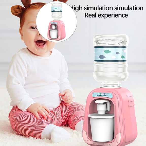 Yoloke Mini Simulation Water Dispenser, Mini Makeup Remover Organizer, Creative Nail Polish Dispensing Bottles, Water Dispenser Model