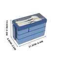 thumbnail image 1 of Yoloke Multi-Layer Lunch Box Portable Bento Box Microwave Safe Meal Container Leak-Proof Food Storage, 1 of 3