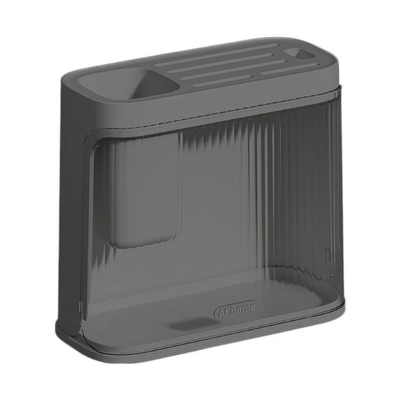 Yoloke Multifunctional Kitchen Knife Rack, Yellow, White, or Gray Plastic Utensil Organizer with Cylinder Design for Storing Knives, forks, and Spoons - Durable and Easy to Clean