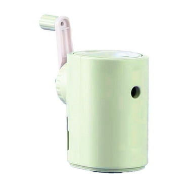 Yoloke Pencil Sharpener Manual Pencil Sharpener Cute and Simple Square Hand-cranked Sharpener Large Capacity Suitable for Drawing Design Students Sharpener