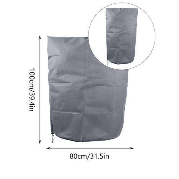 Yoloke Plant Freeze Cover Freeze Protector Cover Garden Shrub Protector Plant Blanket Winter Plants Jacket Plant Cover Trees Jacket Covers Frost Proof Quilt Cover Non-Woven Fabric Flowers