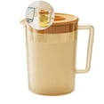thumbnail image 1 of Yoloke Plastic Pitcher with Lid and Spout - Water Pitcher for Fridge, Large Iced Tea Pitcher for Coffee, Juice, and Homemade Beverages, 1 of 5