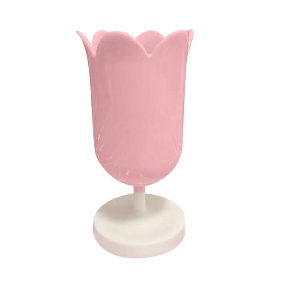 Yoloke Plastic Tulip Pen Holder Cute Pens Cup for Desk Pen Brush Organizer Office Stationery Supplies Home Decor Desk Supplies Holders and Dispensers
