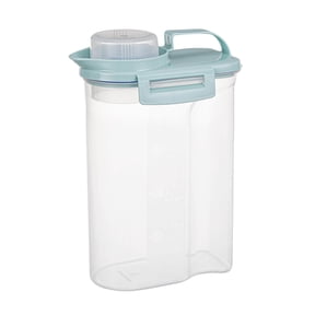 Yoloke Rice Bin Rice Container, Airtight Cereal Container Rice Barrel Dry Grain Dispenser Thicken Rice Cylinder Clear Food Storage Box with Airtight Design Pour Spout
