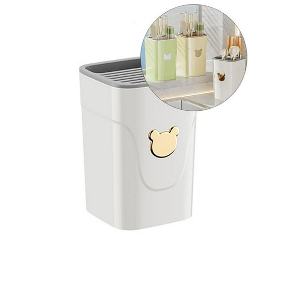 Yoloke Rotating Knives Holder, Countertop Chopstick Organizer Rack Knife Blocks Rotating Kitchen Knives Stand Knife Storage Kitchen Organizer