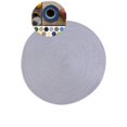 thumbnail image 1 of Yoloke Round Placemat Plastic Woven Placemat Washable Wipeable Table Mat for Dining Table Heat Resistant Non-Slip Circle Place Mats, 1 of 3