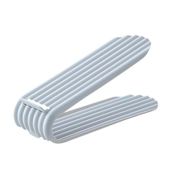 Yoloke Shoe Slots Organizer, Adjustable Double Layer Shoe Stack, Adjustable Height Design, Space-Saving Storage Shoes Stacker Holder, Shoe Stackers