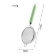 thumbnail image 1 of Yoloke Small Fine Mesh Strainer with Handle: Stainless Steel Strainers and Colanders Kitchen Metal Strainer Fine Mesh Sieve Flour Sifter for Baking, Rice, Quinoa, Oil, Juice, 1 of 4