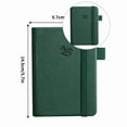 thumbnail image 1 of Yoloke Small Notebook, Mini Notebook Thickening Simple Word Book Pocket Notepad Portable Taking Notes Stationery(Army Green), 1 of 5