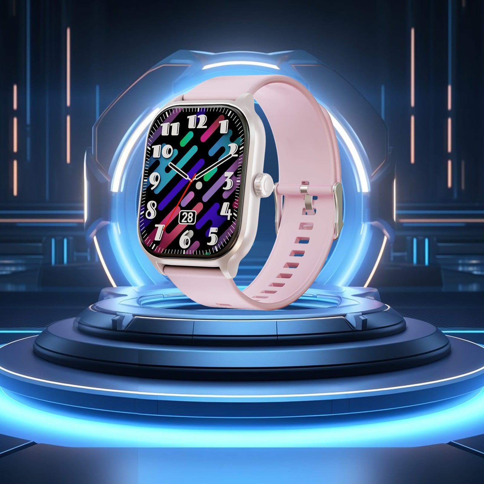 Yoloke Smart Watch, 2025 Newest 1.85" Smart Watches for Men Women IP67 Waterproof, 100+ Sports