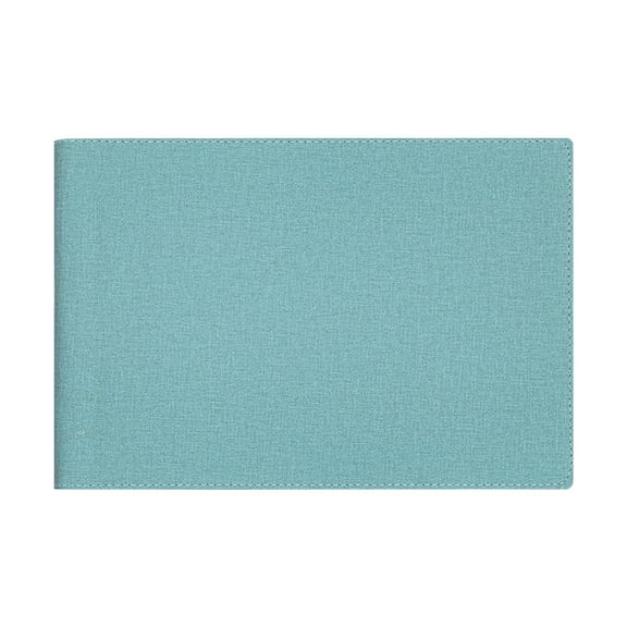 Yoloke Soft Leather Binder, Removable Clip Binder, High Capacity File Folder, Durable Stainless Steel Binder