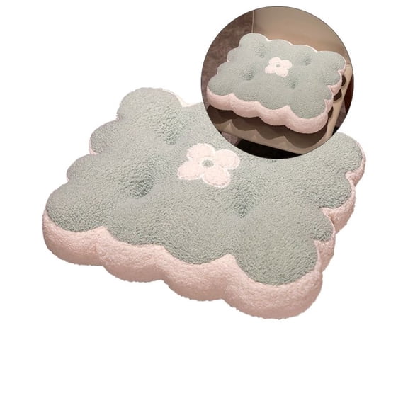 Yoloke Solid Chair Cushion - Memory Foam, Soft & Breathable, Multi-Purpose for Kitchen, Dining Room, Living Room, Bedroom