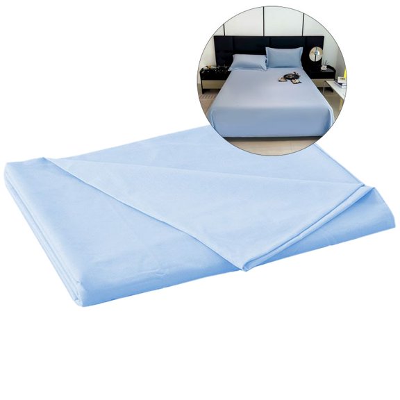 Yoloke Solid Color Double Brushed Bed Sheet | 99x91 Inch | Large Size, Soft & Comfortable | Easy to Clean | Modern and Breathable | 1 Pcs