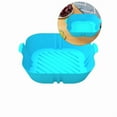 thumbnail image 1 of Yoloke Square Silicone Air Fryer Liners, Silicone Air Fryer Liners Pot, Food Safe Air Fryer Oven Accessories, Replacement Of Parchment Paper, Reusable Air Fryer Silicone Inserts, 1 of 5