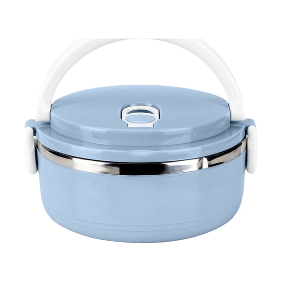 Yoloke Stainless Steel Insulated Lunch Box with Airtight Lid - Multi-Layer Design for Students & Adults - Leak Proof & Easy to Clean