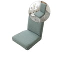 thumbnail image 1 of Yoloke Stretch Diagonal Stripes Wingback Chair Covers Slipcover - Reusable Arm Chair Protector Cover,Kitchen Dining Chair Covers Protectors for Dining Room Chairs, 1 of 5