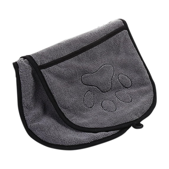 Yoloke Super Absorbent Microfiber Dog Drying Towel - Quick Dry Pet Bath Towel for Dogs & Cats, Reusable Machine Washable Shammy Glove