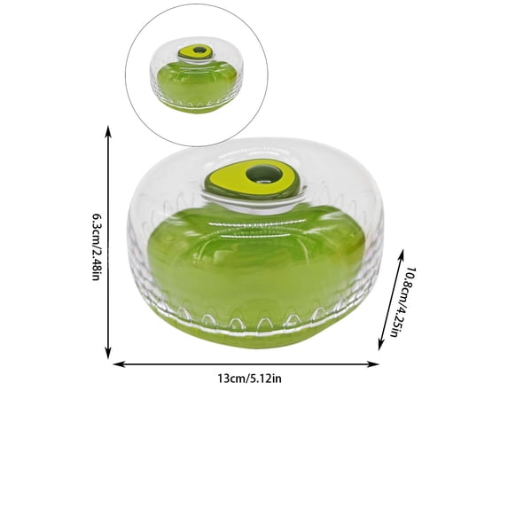 Yoloke Vegetable and Fruit Storage Containers for Fridge, Refrigerator Vegetable Crisper Makes Food Stays Fresh Longer, Avocado Lemon Tomato and Onion Keeper